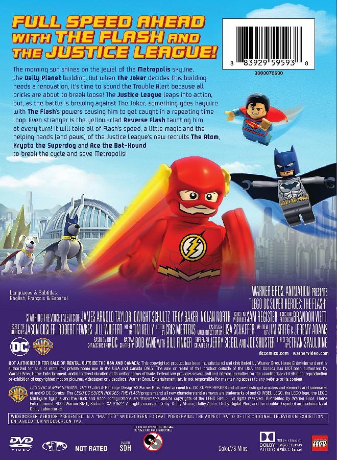 Warner Bros LEGO DC Super Heroes: The Flash (DVD) - Image 2
