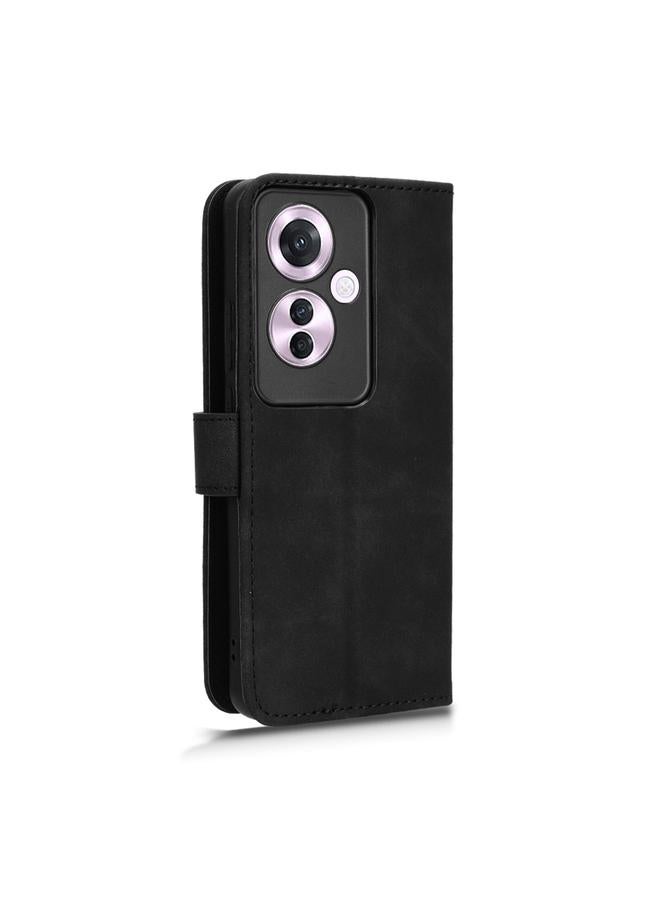 اس-توب جراب هاتف OPPO Reno11 F مصنوع من الجلد مع ملمس مغناطيسي - Image 3