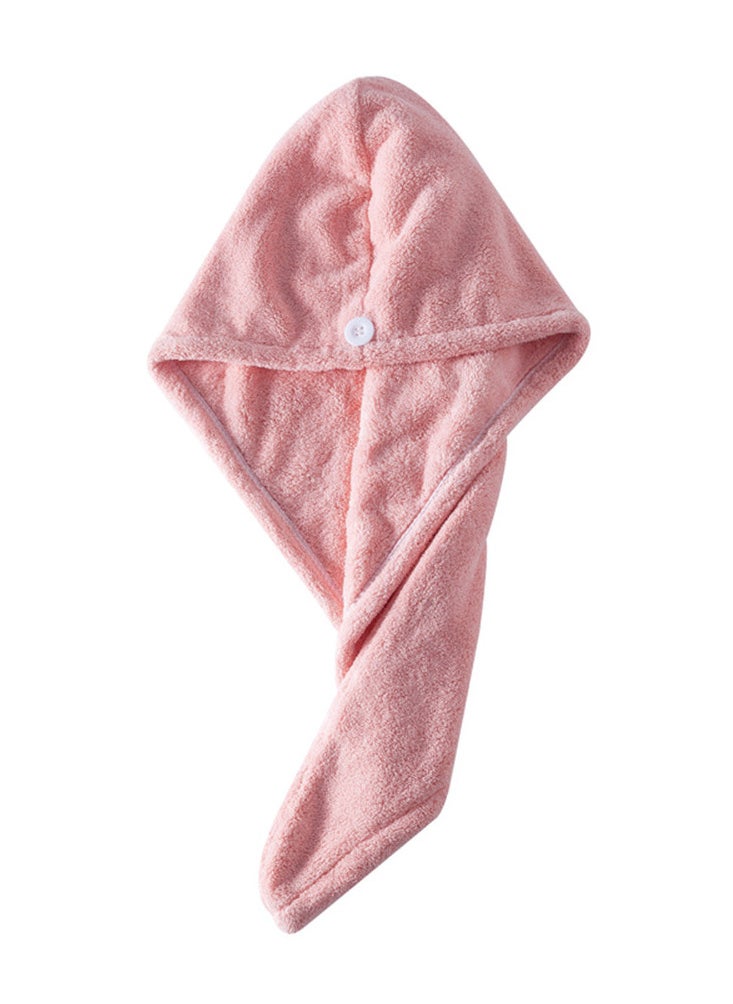 Generic Generic 2 Pack hair drying towel turban twist for long hair wrap towels, quick magic drying absorbent cap for women and girls  - Image 2