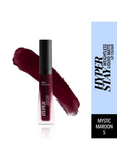 Blue Heaven Hyper Stay Weightless Liquid Matte Lipstick | Long-Lasting & Smudge Proof | Non-Transfer Matte Lipstick For Women| Mystic Maroon-05 | 6Ml  - Image 2