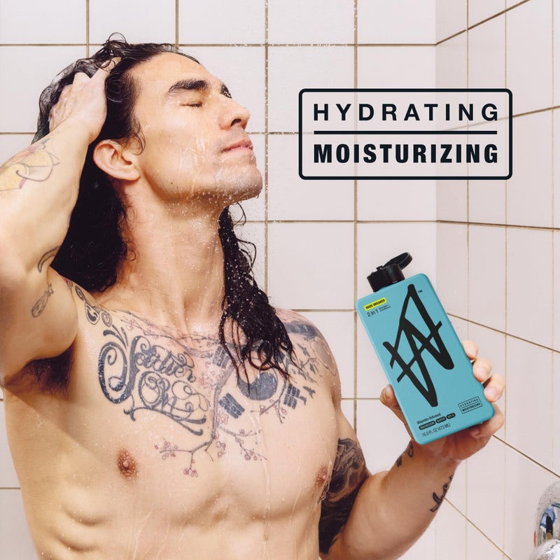 W by Jake Paul Menâ€™s 2-in-1 Shampoo and Conditioner, Full Looking Hair, Deep Clean & Hydrating, Wave Breaker Scent, 16 fl oz - Image 4