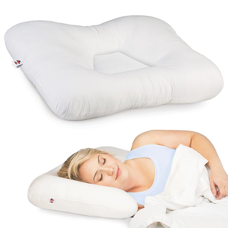 Core Products Core Products Tri-Core Gentle-Cervical Support Pillow for Neck, Shoulder, and Back Pain Relief; Ergonomic Orthopedic Contour- for Back and Side Sleepers; Assembled in The USA- Gentle, Full Size  - Image 1