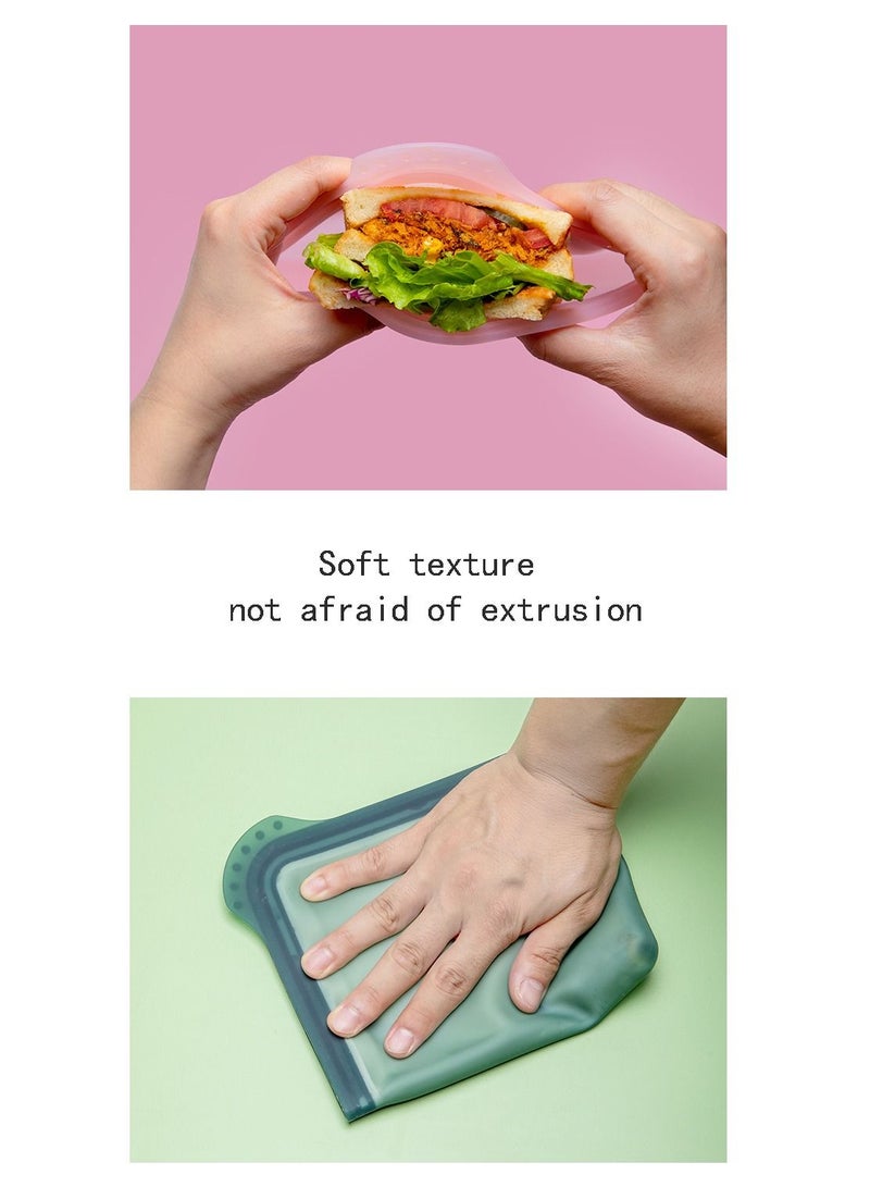 Pink silicone sandwich preservation bag  - Image 5