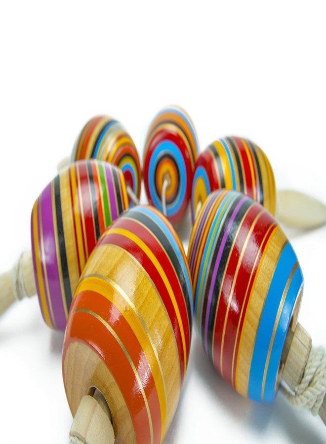MexART (3 عبوات) باليرو خشبي كلاسيكي عالي الجودة بلمسة نهائية حرفية مصنوعة يدويًا/ Balero de Madera Mexicano - اللمسات النهائية المصنوعة يدويًا - Balero de Madera de la Mejor Calidad (ألوان متنوعة) - Image 4