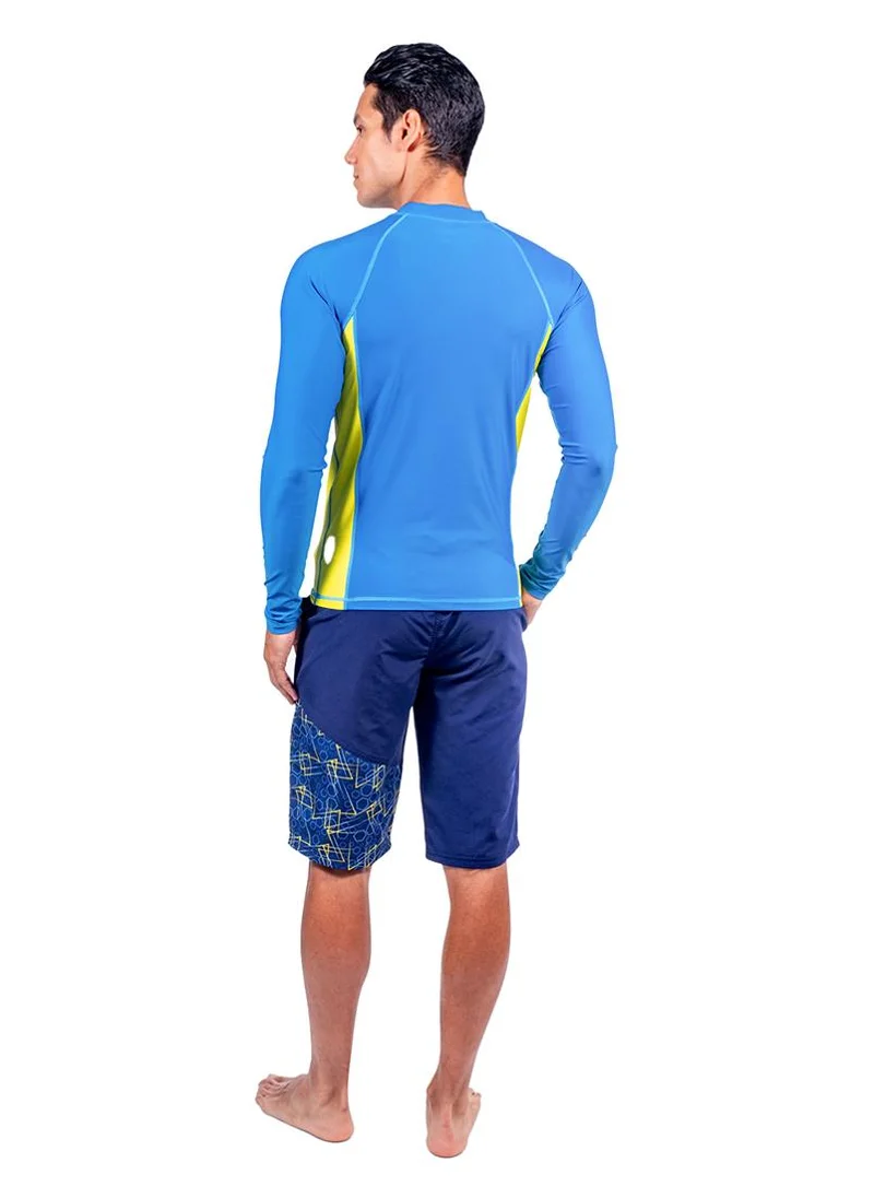 COEGA SUNWEAR COEGA Mens Swim Capris - Navy Geometric