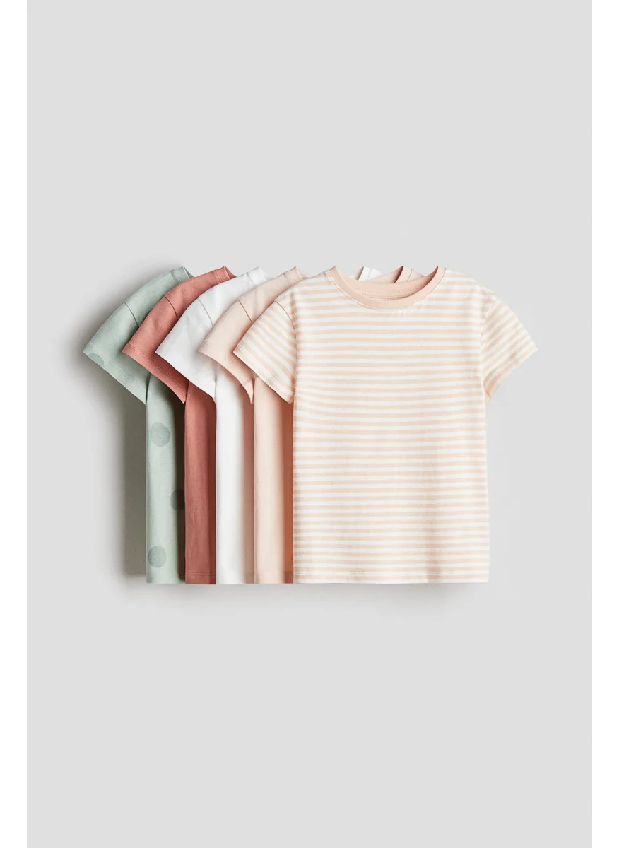 H&M 5-Pack Cotton T-Shirts