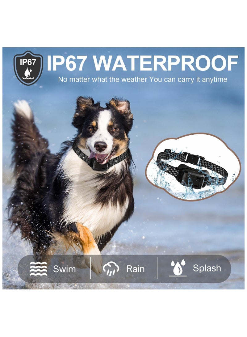 SYOSI طوق نباح السترونيلا للكلاب، [بدون إعادة تعبئة للرش] طوق تدريب الكلاب بالرش، طوق نباح الكلاب بالسيترونيلا الإنساني، طوق تدريب الكلاب، طوق رش أكثر أمانًا للتحكم في النباح للكلاب L/M/S - Image 5