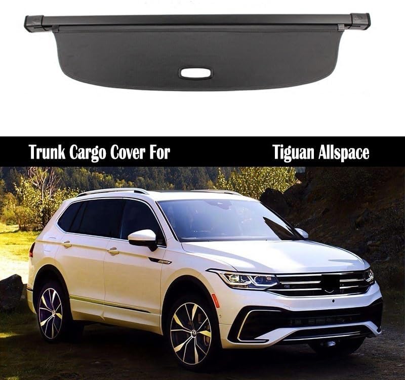 DEMULAX Trunk Cargo Cover for VW Tiguan Allspace 2018-2022 - Image 3