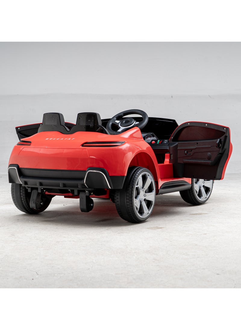 FUN MOMENT Luxury Electric Ride-On Car with 2 Seats and Sound Effects  - Image 4