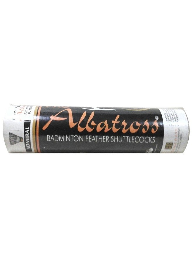 ALBATROSS Admiral Badminton Feather Shuttle Cock (Pack of 10)