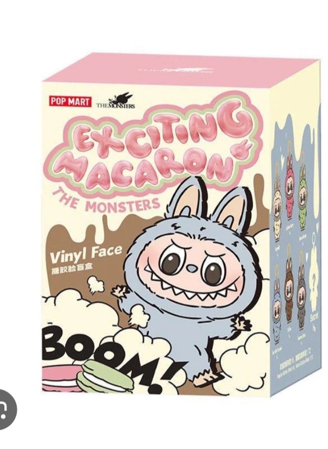 LABUBU Bubble Mart Labubu Generation II Heart Macaron Vinyl Face Blind Box Plush Doll  - Image 1