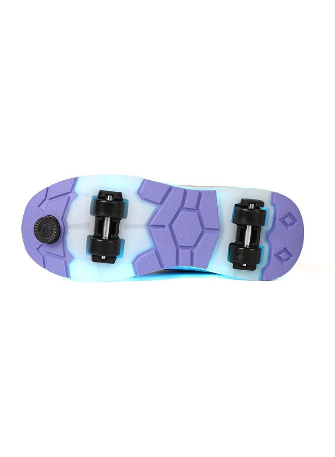 Axpeih Roller Skates Shoes 4 Wheels for Kids, New Upgraded Roller Shoes with 16 Flashing Modes, LED Light Up Flashing Sneaker Roller Skate Shoes for Boys and Girls, Beginner Friendly, More Balanced - Image 4