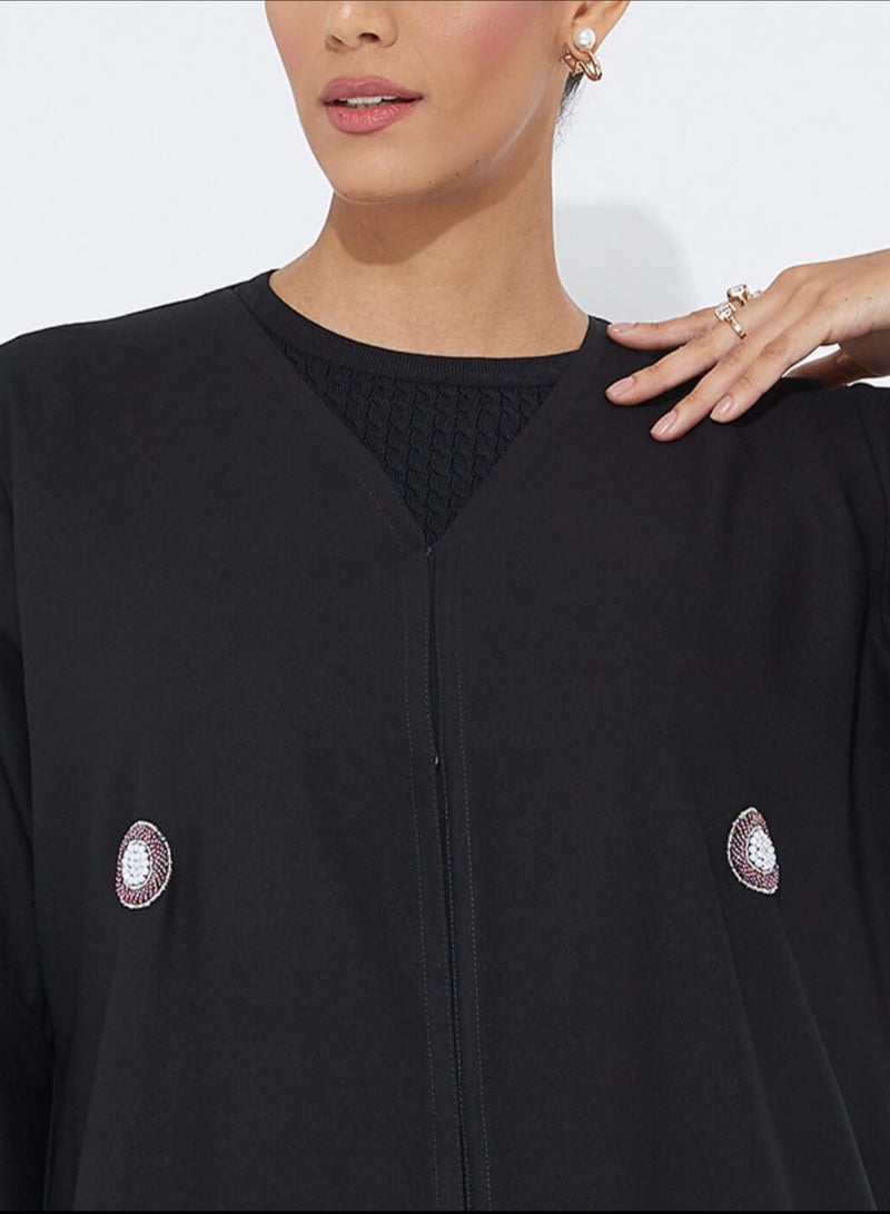 روزيت عباية بينك بيرل - Image 2