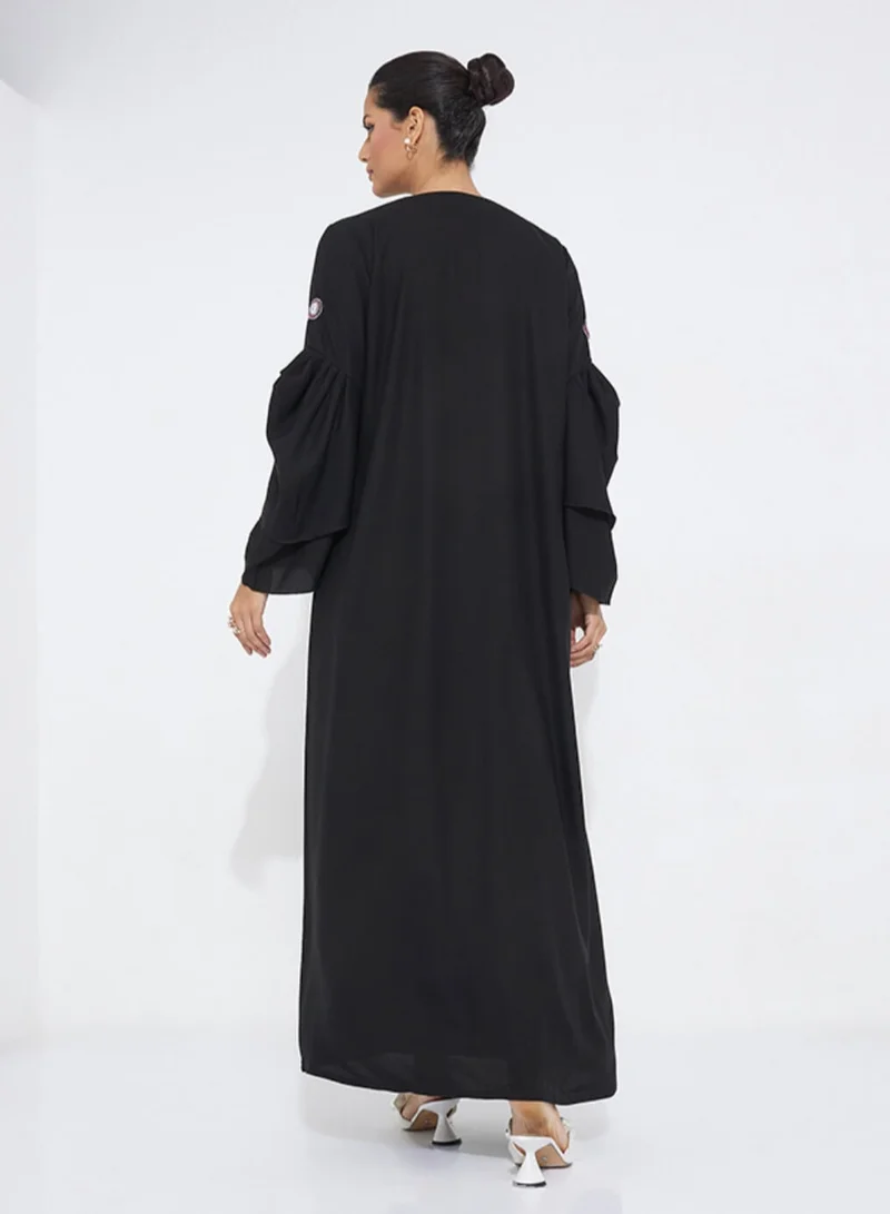 Rosette Abaya Pink Pearl