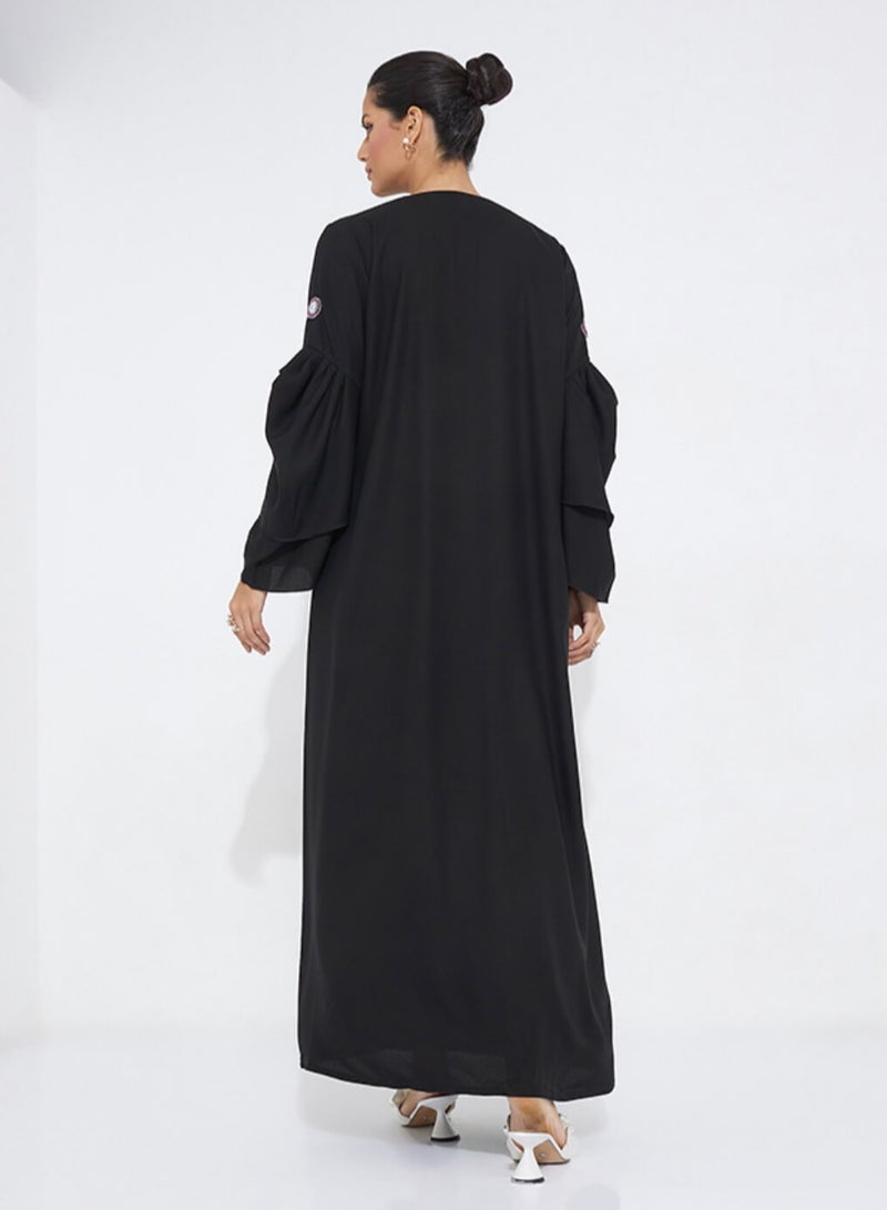 روزيت عباية بينك بيرل - Image 3