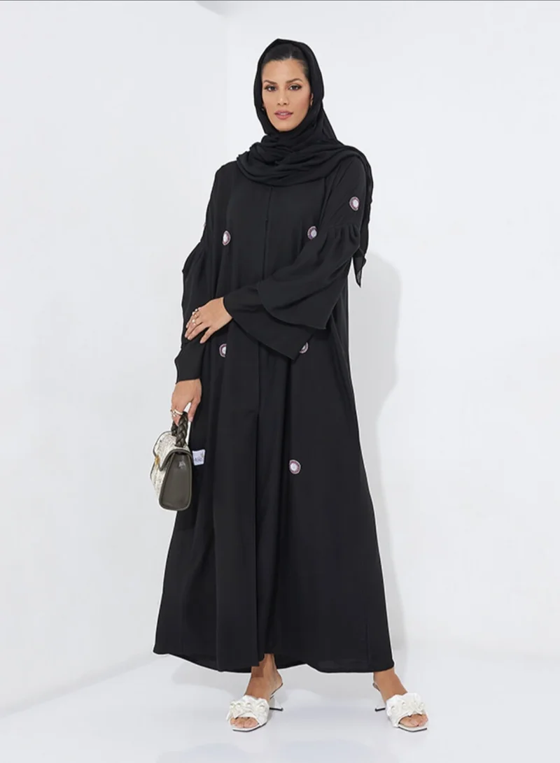 Rosette Abaya Pink Pearl