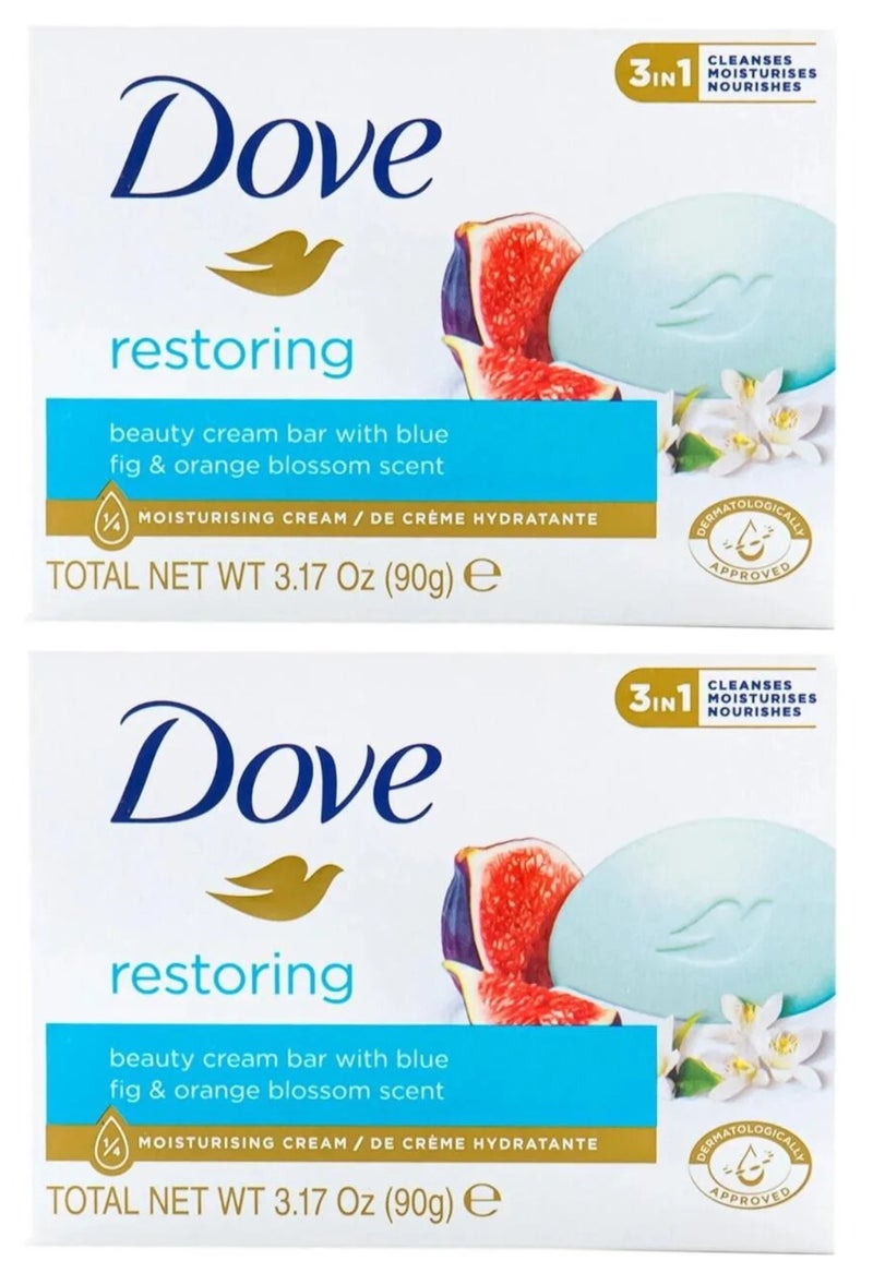 دوف صابونة دوف لتجديد البشرة بخلاصة التين الأزرق - 90 غرام - Image 1