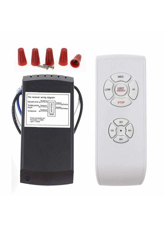 LPHUMEX Universal Ceiling Fan Remote Control Kit, 3-in-1 Ceiling Fan Light Timing & Speed Remote, for Hunter/Harbor Breeze//Honeywell/Other Ceiling Fan lamp - Image 1