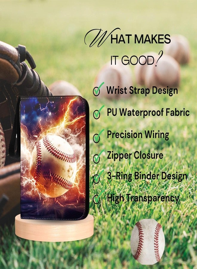 CHIMORY Baseball Card Binder 900 Pockets, Trading Card Collection Sports Card Binder with 50 Removable Sleeves, Double Sided Pocket Sport Card Holder PU Leather Collectible Trading Card Albums Storage - Image 2