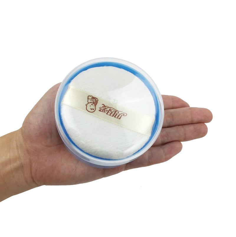 Topwon 3.5'' Baby After-Bath Powder Puff Kit Container Dispensor Case With Sifter | Bpa Free (1 Packed) - Image 5