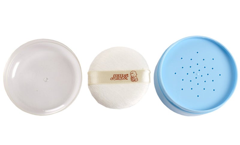 Topwon 3.5'' Baby After-Bath Powder Puff Kit Container Dispensor Case With Sifter | Bpa Free (1 Packed) - Image 4