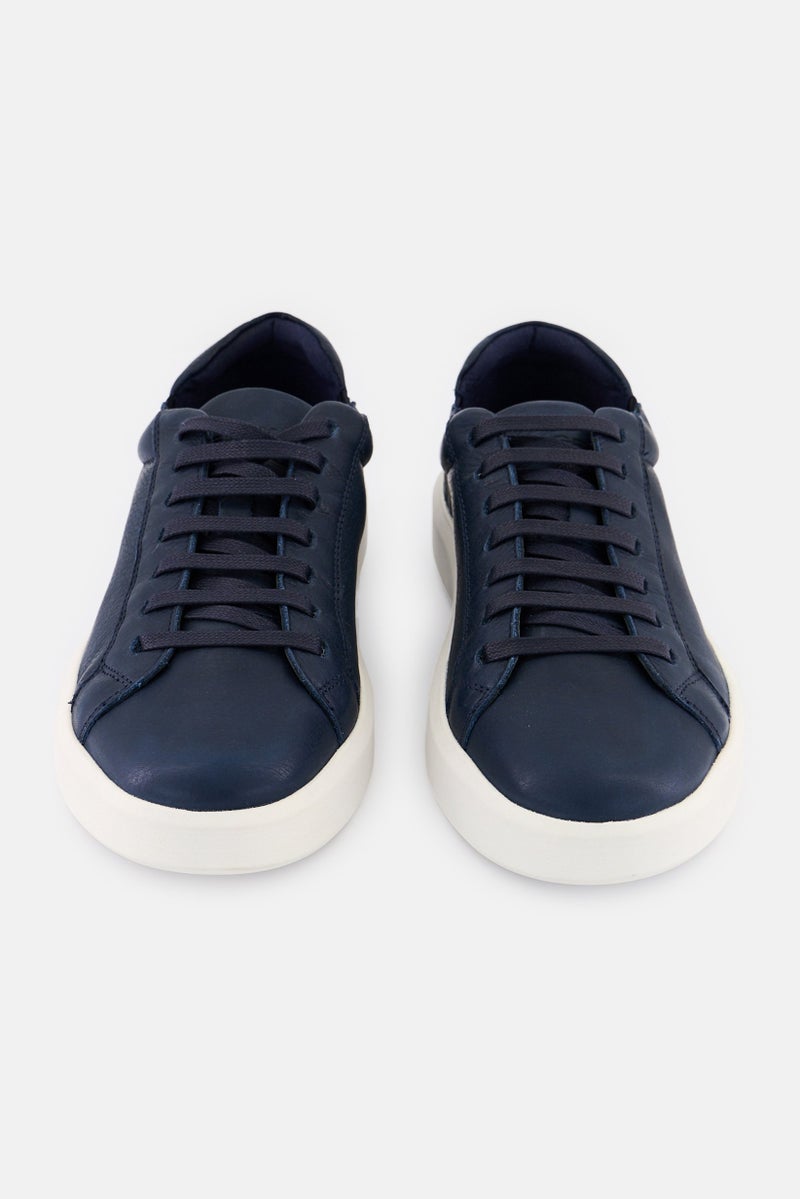 GEOX Men U Velletri B Lace Up Casual Shoes, Navy - Image 3