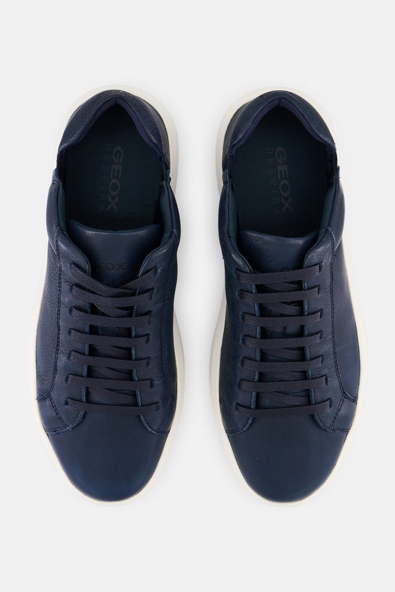 GEOX Men U Velletri B Lace Up Casual Shoes, Navy - Image 2