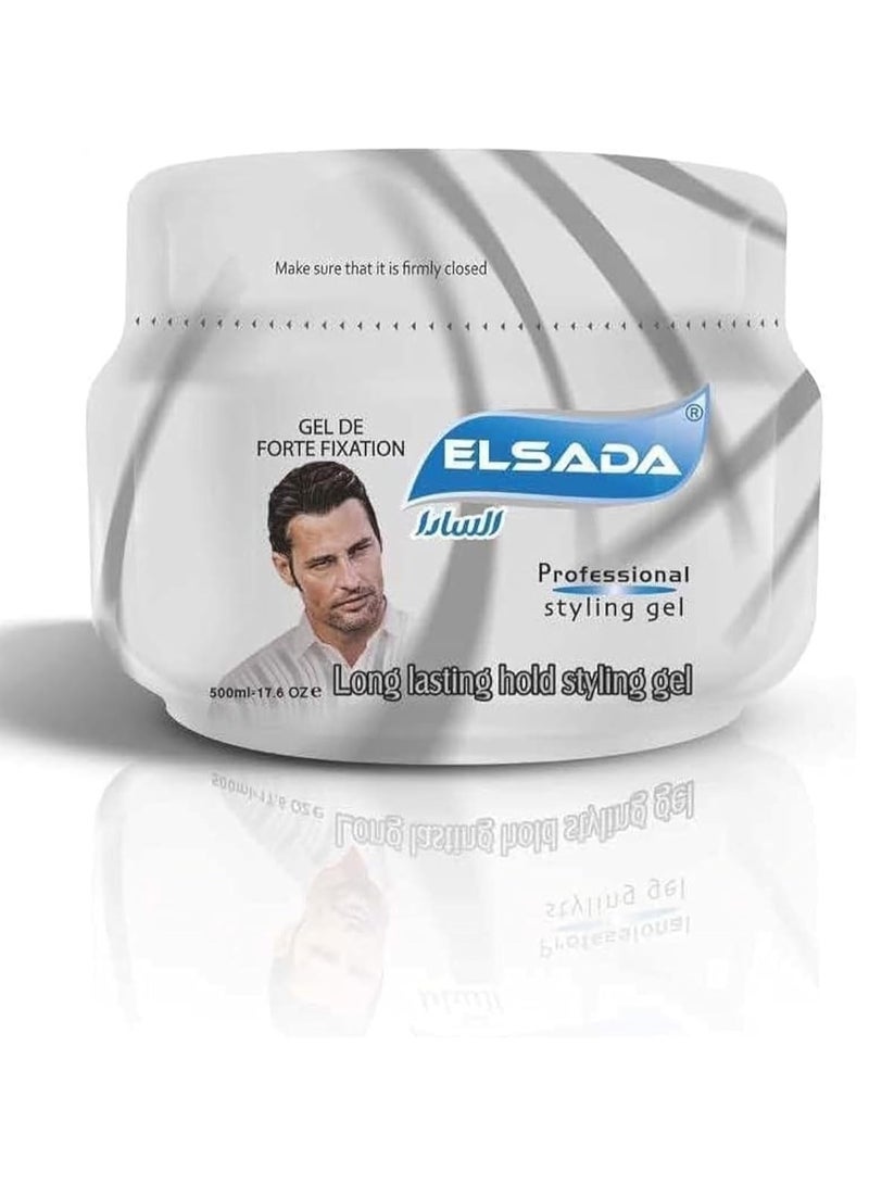 السادا جل شعر من السادا، 500 مل، لون رمادي - Image 1