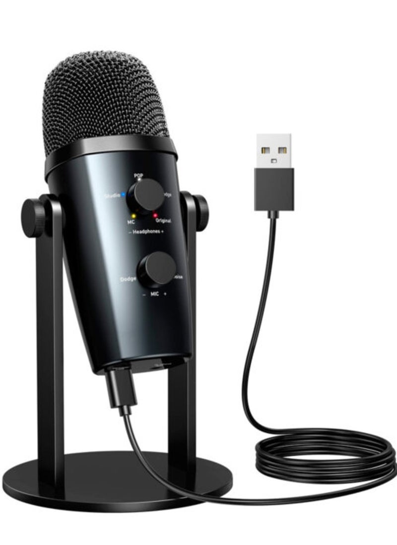 Jmary "Professional Studio Sound: JMARY MC-PW10 USB Studio Condenser Microphone"  - Image 1