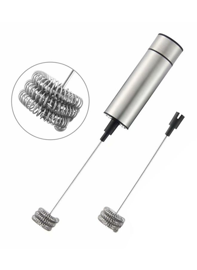Loquat Electric Milk Frother Silver 24centimeter 