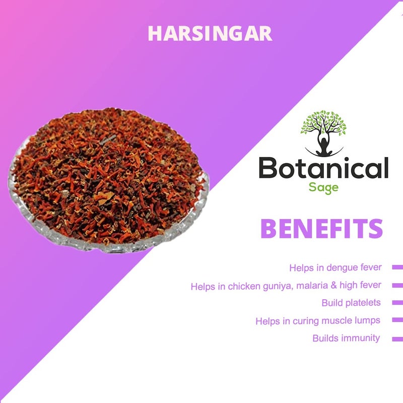 Botanical Sage ساج نباتي - زهرة هارسينجار 50 جرام | بارجات | زهرة هارشينجار | مختارة | نظيفة جداً - Image 4