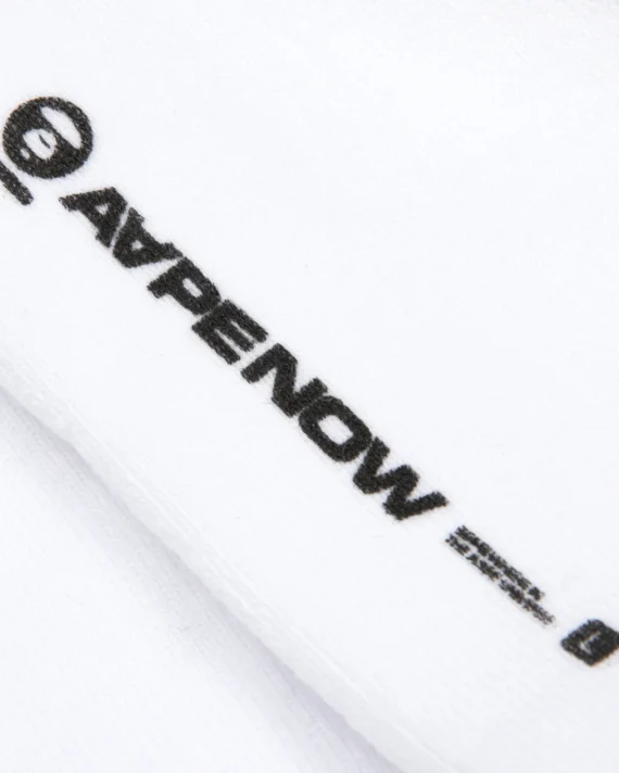 AAPE AAPENOW moonface stripe socks