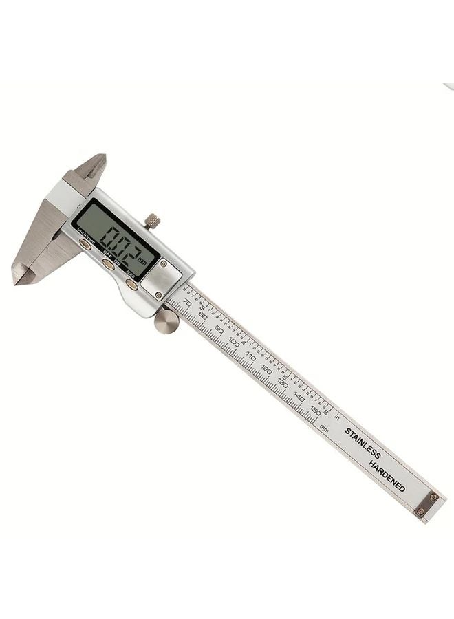 150mm Stainless Steel Digital Caliper 0 1mm Accuracy LCD Display Metric Imperial - Image 1