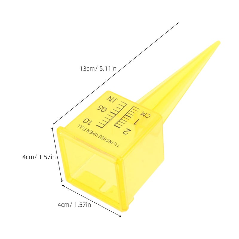 15Pcs Outdoor Rain Gauge 1.5 Inch Wide Mouth Weather Monitoring Tool for Garden Lawn - Image 3