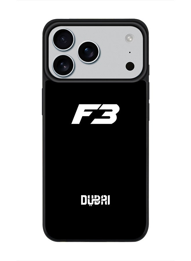 Stylizedd iPhone 17 Pro Max Case, [Compatible with MagSafe] Slim Magnetic cover Phone Case iPhone 17 Pro Max - Faz3 Dubai Black - Image 1