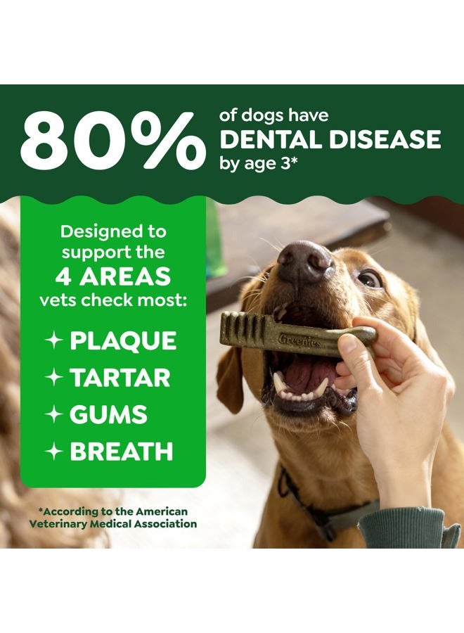 GREENIES TEENIE Natural Dog Dental Care Chews Oral Health Dog Treats 3-Flavor Variety Pack, (3) 12 oz. Pouches, 129 Total Treats - Image 3