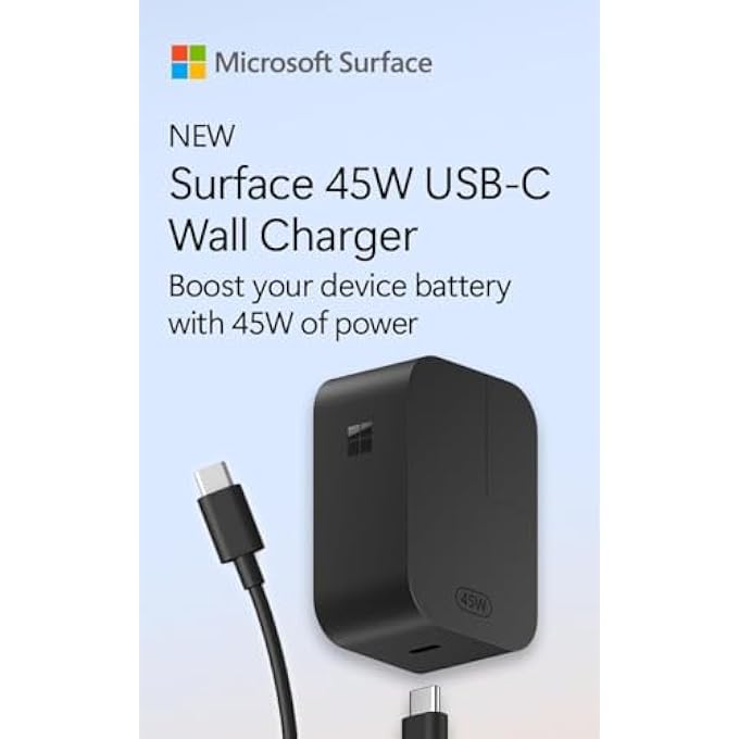 SURFACE 45W USB-C POWER SUPPLY BLACK - Image 2
