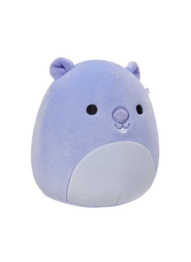 Squishmallows 5 inch Javari Lavender Groundhog , Officially Licensed Kellytoy Plush Toy, Colorful Soft Toy, Gift for Kids, Girls & Boys Washable Squishy Stuff Toy Multicolor All Age  - Image 2