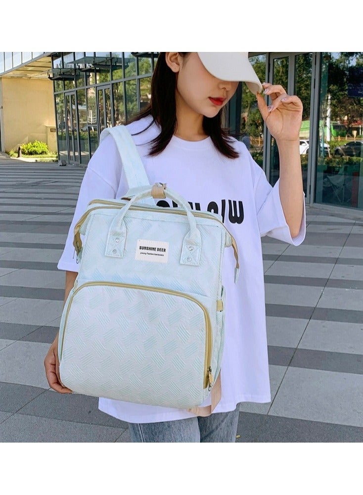 Large-capacity Changing Bag Cross-border New Thermos Bottle Diaper Storage Bag Layered Mother Bag Mother and Baby Bag - Image 2