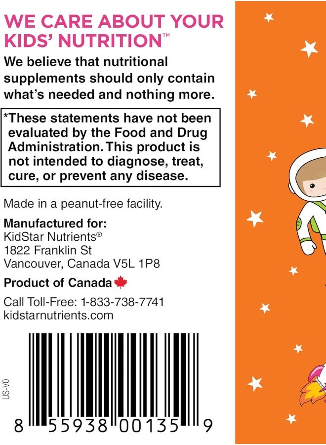 KidStar Nutrients Vitamin C Chewable Tablets Tangerine for Kids - Image 4