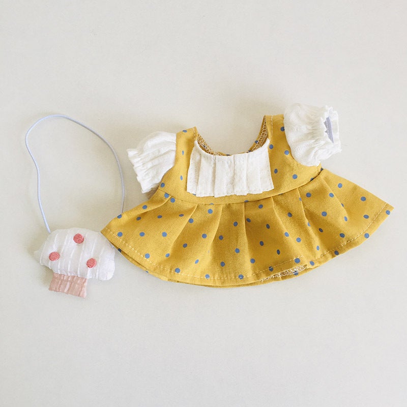 23Cm Repair Hook Xiao Fei Dog Doll Clothing Accessories Christmas Sweater Set Cardigan Strap Pants Clothes Set Change - Image 1