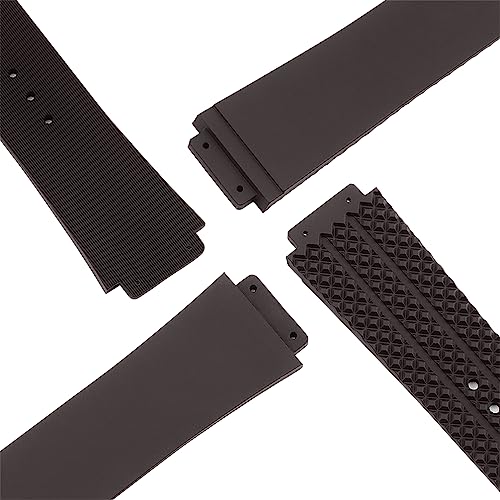 SANDEIN 25mm Watch Band Compatible with 25x19x22mm Soft Silicone Rubber Replacement Watch Straps - Image 4
