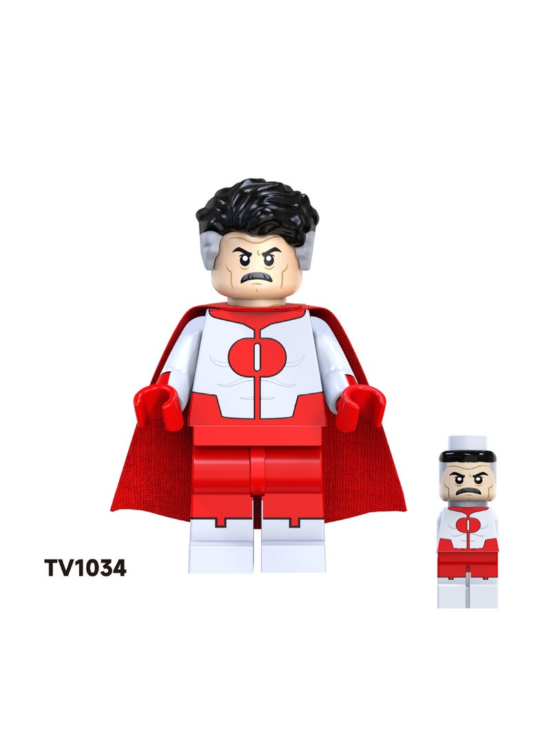 8-Piece Superhero Series Building Blocks Minifigures Model Toys Suitable For Boys Gifts Bag Pack  - Image 3