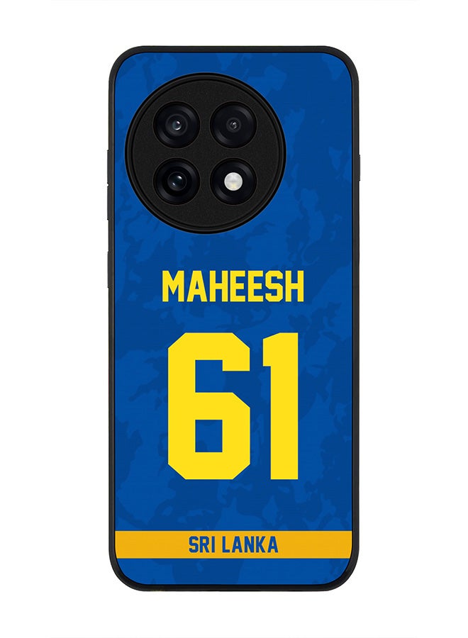 Stylizedd For OnePlus 13R / Ace 5 Pro Case,Slim fit Camera Protection, Shockproof Thin Phone cover  - Sri lanka Maheesh Theekshana, Jersey No 61