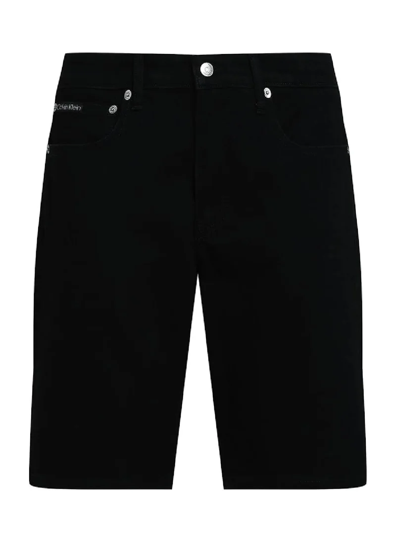 Calvin Klein Jeans Men's Denim Shorts - Cotton, Black