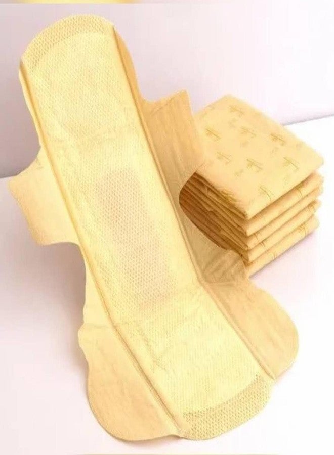 Jiswap Bamboo Sanitary Pads,Organic Xl Size Sanitary Napkins- Chemical & Rash Free Sanitary Pads With No Plastic Mix (Pack of 40 Pad) - Image 4