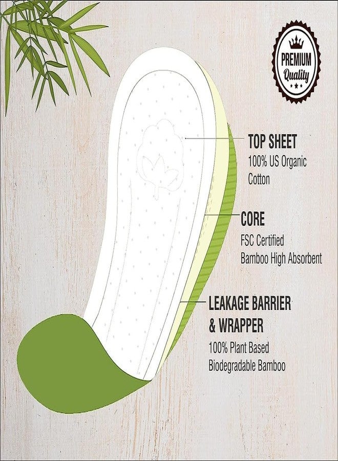 Jiswap Bamboo Sanitary Pads,Organic Xl Size Sanitary Napkins- Chemical & Rash Free Sanitary Pads With No Plastic Mix (Pack of 40 Pad) - Image 5