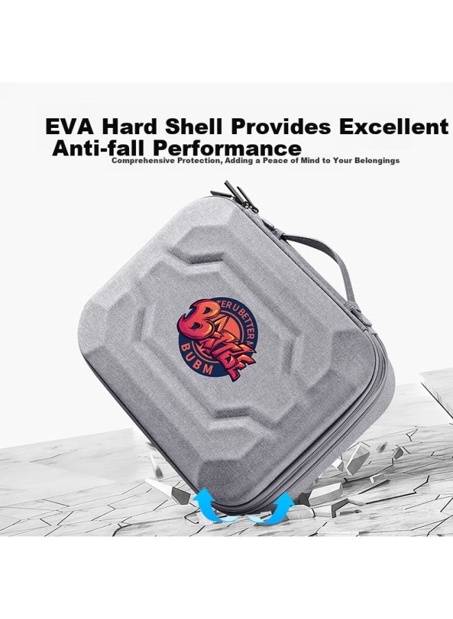 Bubm Digital Storage Bag Hard Shell Eva Case Large Size For Data Cables, Hard Drives, Headphones And Accessories, Portable For Travel - Image 4