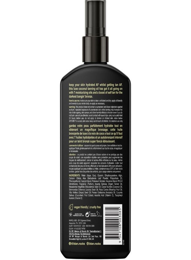 b tan b.tan Best Tanning Oil | Get Tanned Intensifier Dry Spray - Fast, Dark Outdoor Sun Tan From Tan Accelerating Actives, Packed with Moisturizing Oils, No SPF, Austrailian Brand, 8 Fl Oz - Image 2