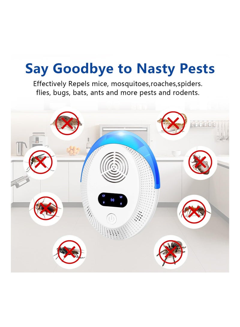SYOSI Ultrasonic Mosquito Repellent, Electronic Pest Repeller Plug in for Mosquito,Mice,Roach,Spider,Insects, Indoor Pest Control for Living Room, Garage, Office, Hotel (4 Pack) - Image 2
